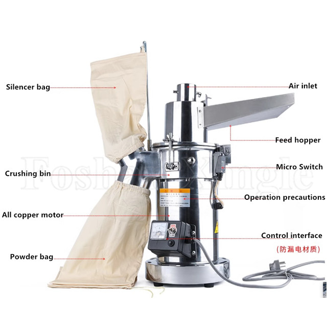 Traditionelle chinesische Medizin-Kräuterpulver-Pulverisiermaschine