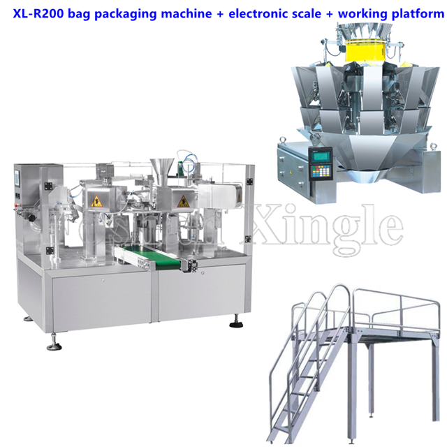 Vertikale Mehrkopf-Wiegebeutel-Verpackungsmaschine für Snacks