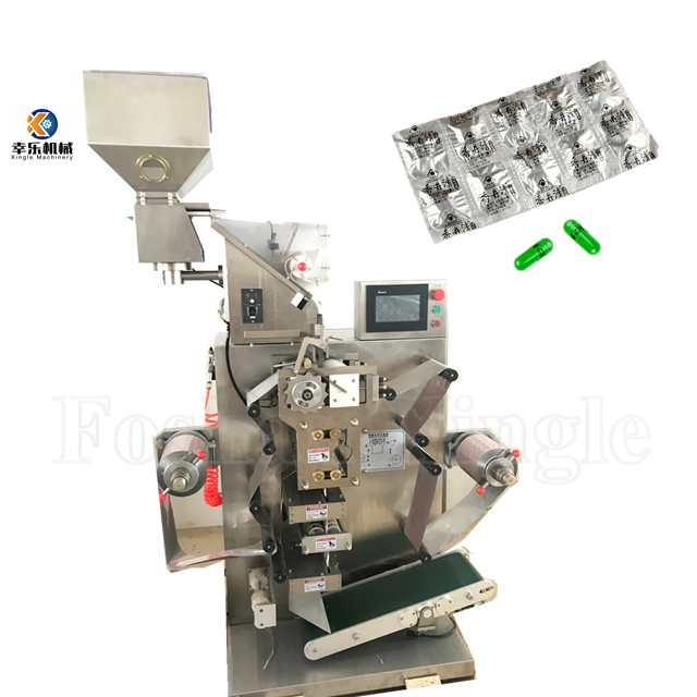 Verpackungsmaschine für medizinische Tabletten mit weichem Doppelaluminiumstreifen