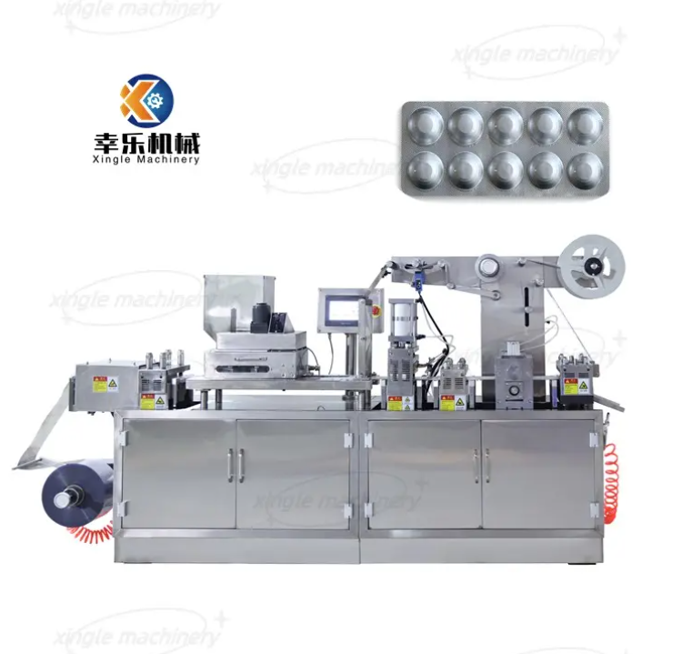 Kleine multifunktionale Blisterverpackungsmaschine aus Aluminium 