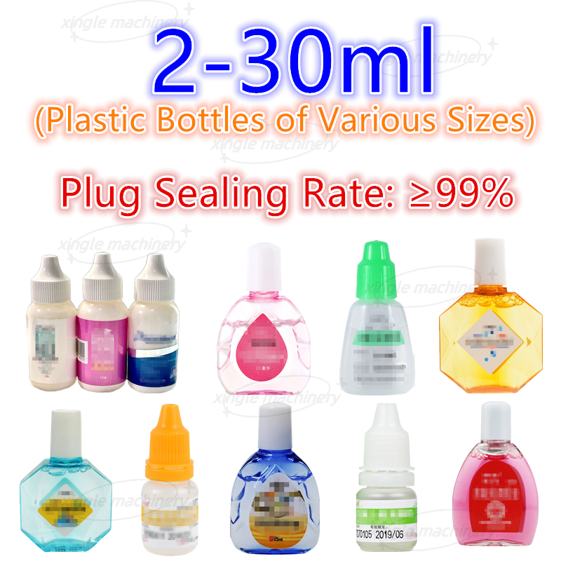 Automatische Augentropfen-Abfüll- und Verschließmaschine für 2-30-ml-Fläschchen