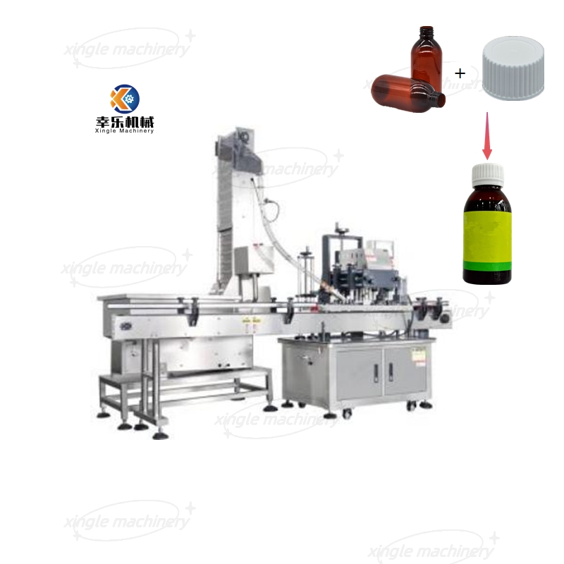 Vollautomatische Servo-Flaschenverschluss-Verschließmaschine für Verpackungslinie