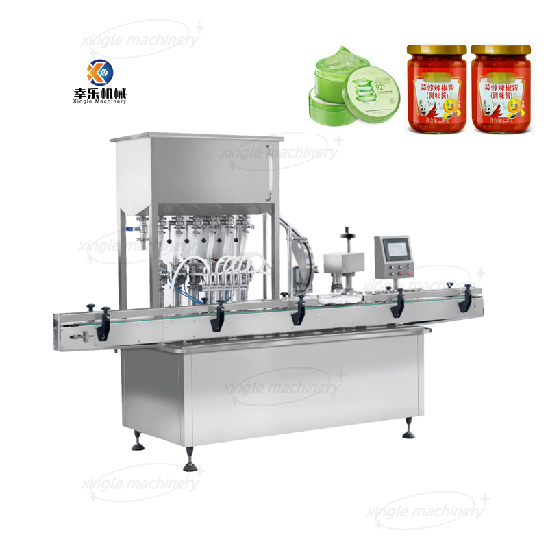 Automatische Füll- und Verschließmaschine für Joghurt-Marmeladenflaschen