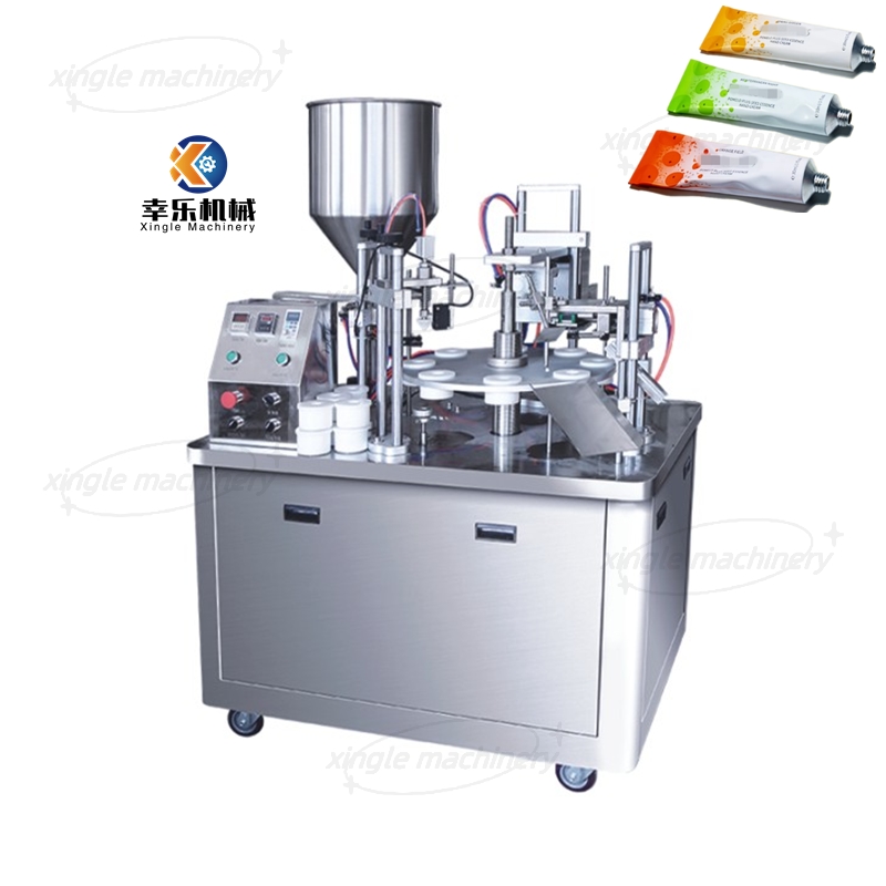 Halbautomatische Füll- und Verschließmaschine für Aluminiumtuben