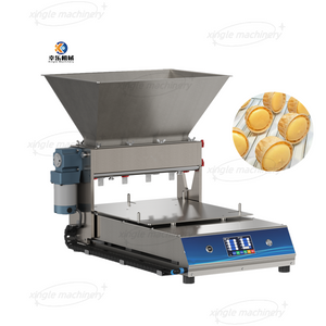 Kleine automatische Tischfüllmaschine für Schokoladen-Cupcakes