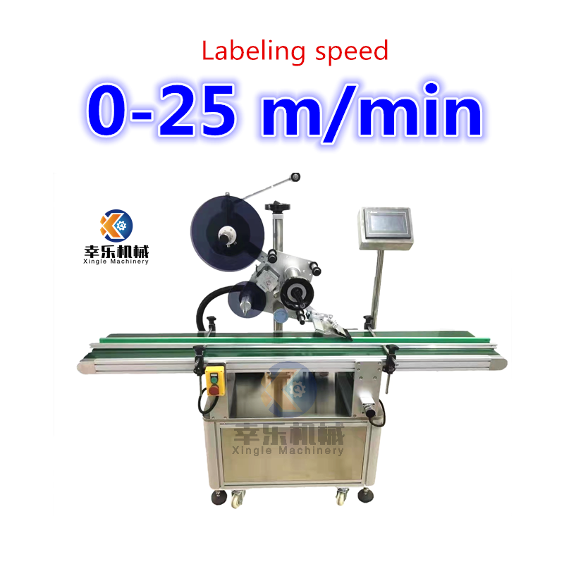 Automatische Etikettiermaschine für Kartonaufkleber mit flacher Oberfläche und Touchscreen