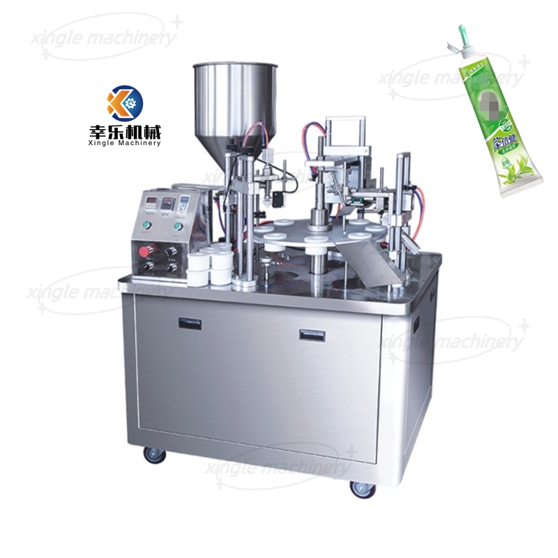 Halbautomatische Füll- und Verschließmaschine für Aluminiumtuben