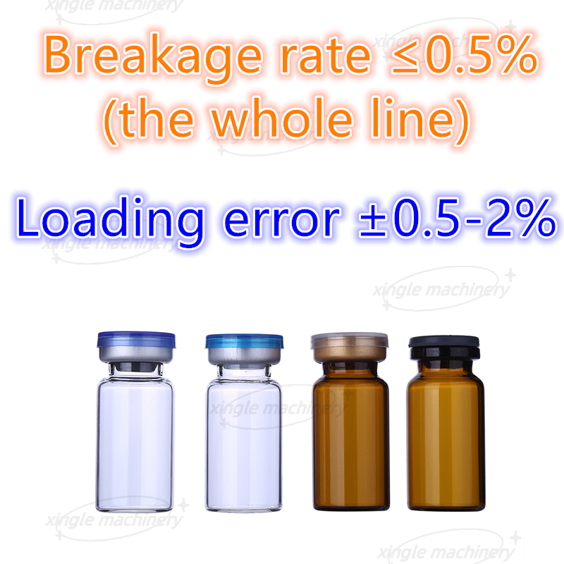 Pharmazeutische Hochgeschwindigkeits-Fläschchenfüllmaschine für 5–30 ml Pulver