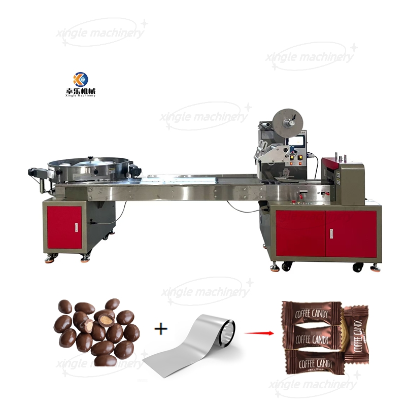 Automatische Hochgeschwindigkeitsverpackungsmaschine für Süßigkeitenbeutelkissen