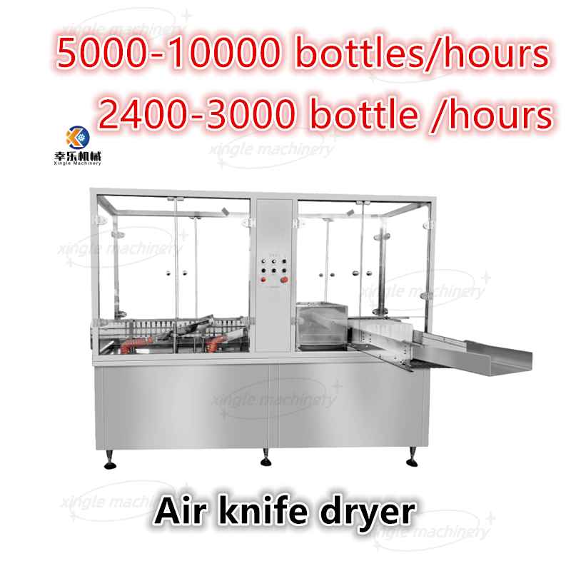 Automatischer Luftmesser-Flaschentrockner aus Edelstahl