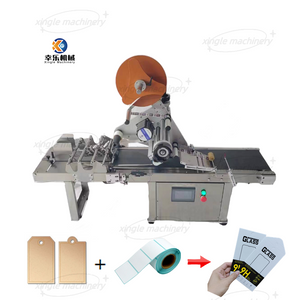 Kleine automatische flache Etikettiermaschine für Papier-Plastikkarten