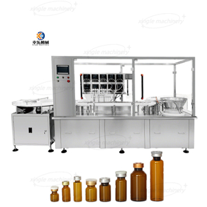 Lineare Hochgeschwindigkeitsmaschine zum Füllen und Verschließen von 1-50-ml-Fläschchen