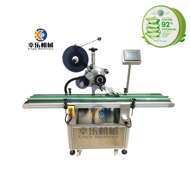 Automatische Etikettiermaschine für Kartonaufkleber mit flacher Oberfläche und Touchscreen