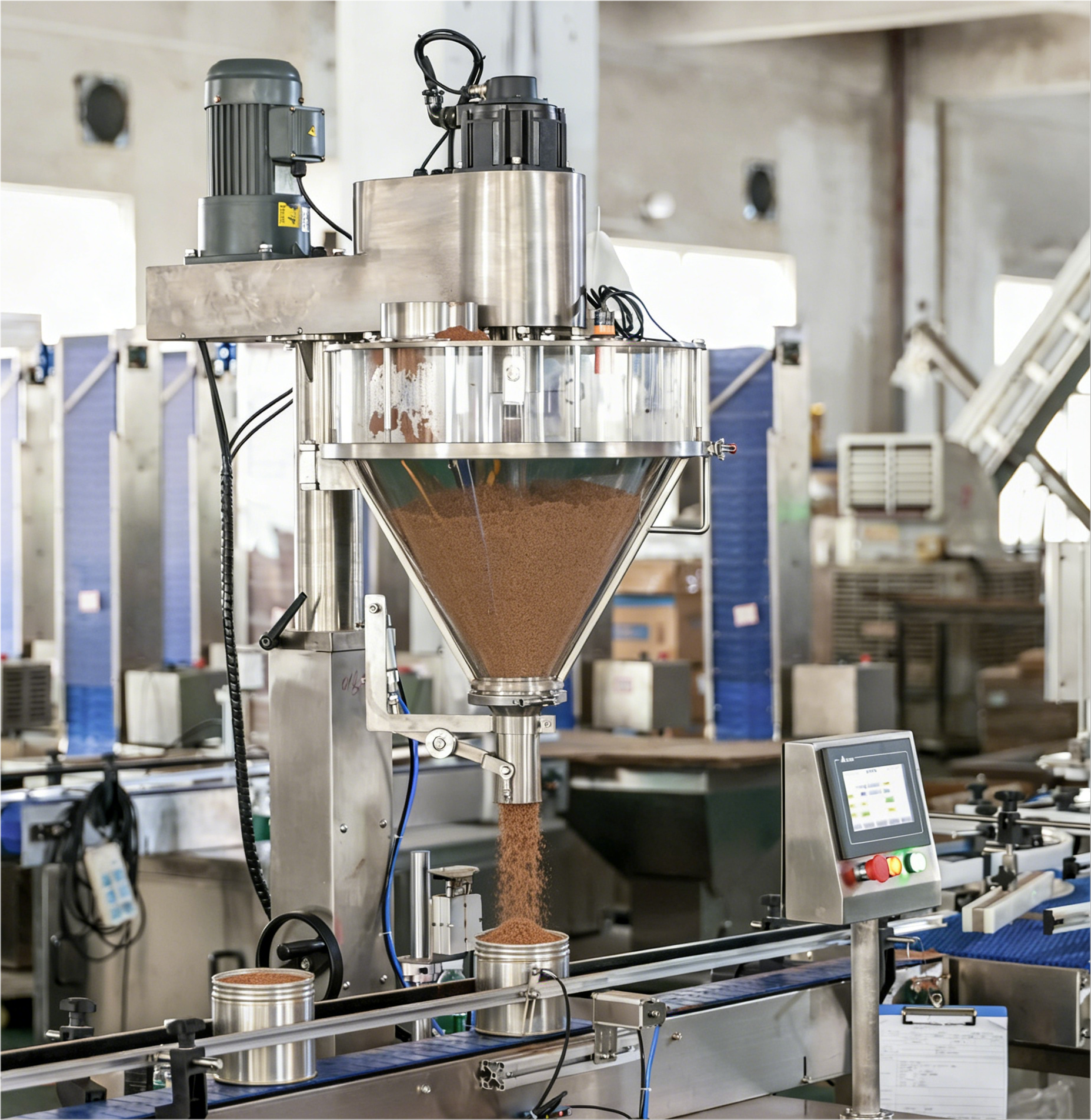 Pulverf&uuml;llmaschine