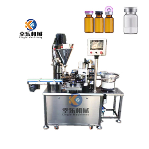 Automatische Maschine zum Füllen und Verschließen von Fläschchen mit pharmazeutischem Pulver