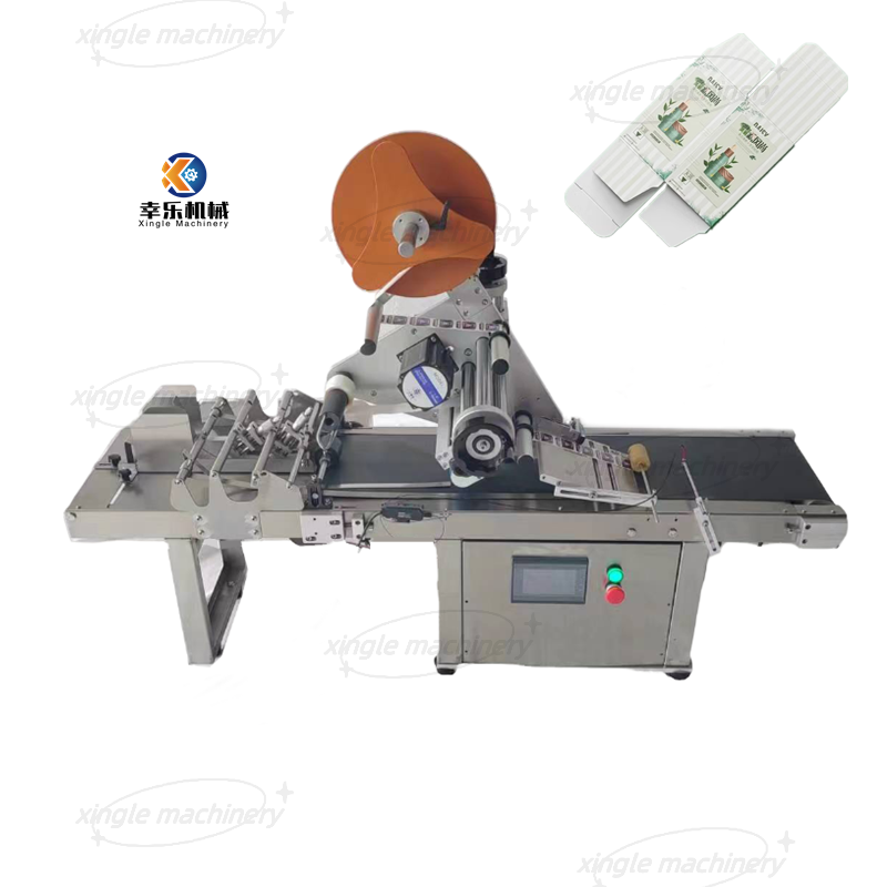 Kleine automatische flache Etikettiermaschine für Papier-Plastikkarten