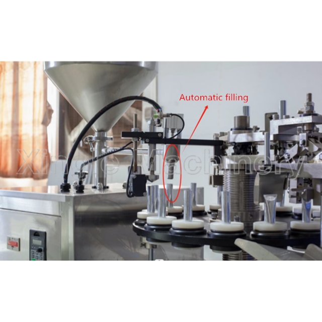 Halbautomatische Aluminiumtuben-Versiegelungsmaschine für kosmetische Lotionen