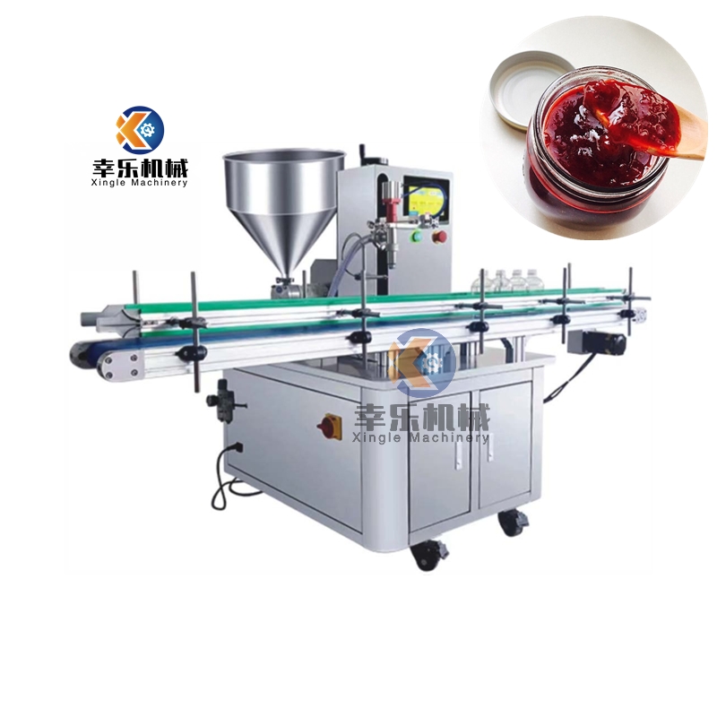 Vollautomatische Einkopf-Tomatenmark-Abfüllmaschine mit Rotorpumpe