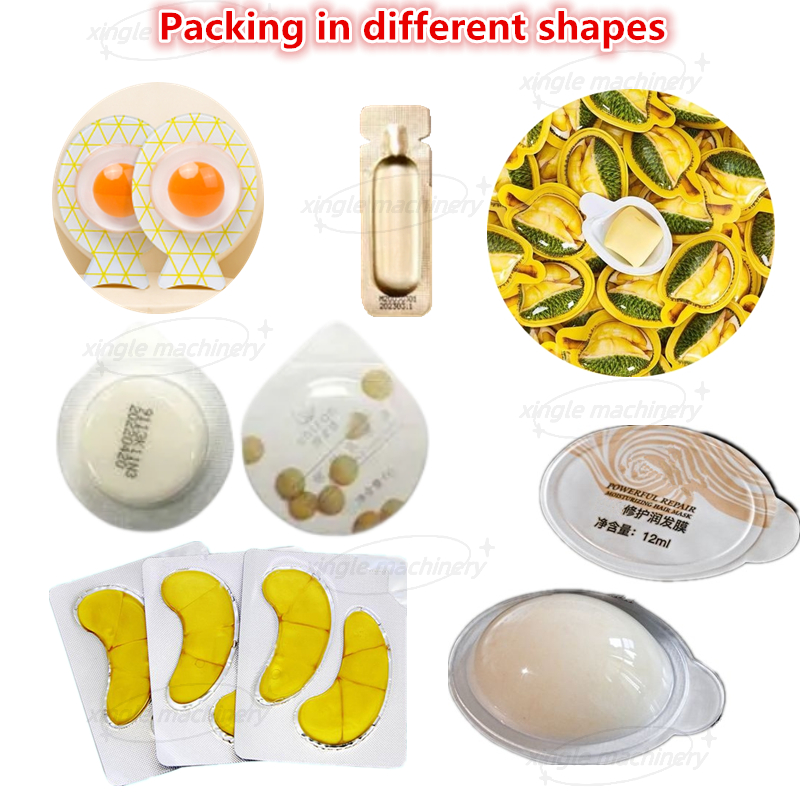 Kleine Blisterverpackungsmaschine für flüssige Schokoladenbutter