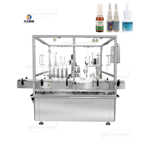 Rotierende automatische 5-250-ml-Fläschchen-Sprühflaschen-Füll- und Verschließmaschine