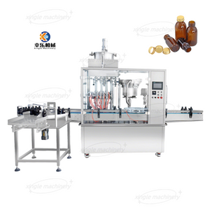 Automatische Füll- und Verschließmaschine für Fläschchen mit dicker Paste