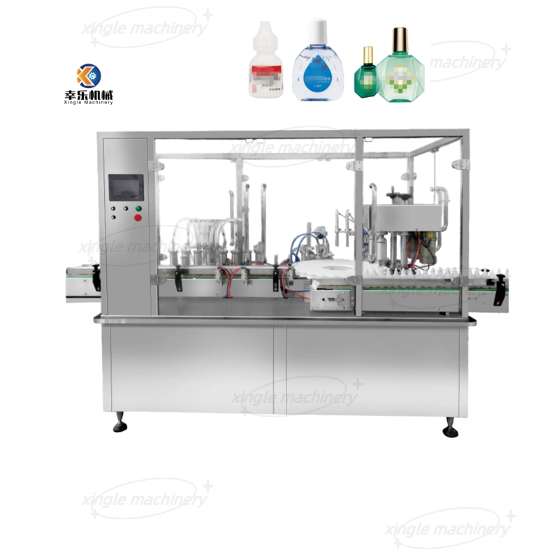 Automatische Augentropfen-Abfüll- und Verschließmaschine für 2-30-ml-Fläschchen