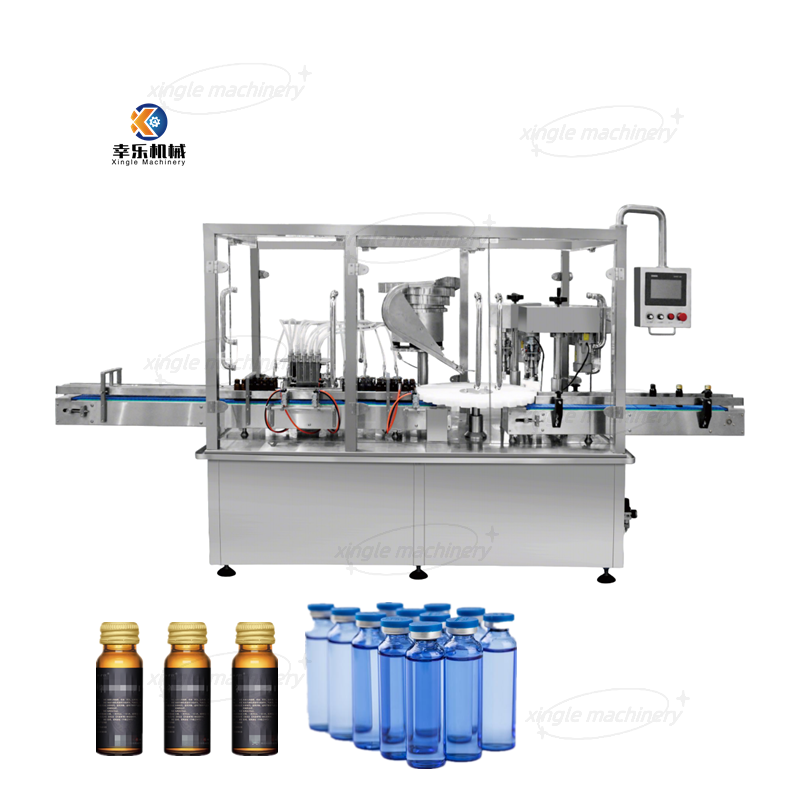 Automatische Füll- und Verschließmaschine für 10-ml-Fläschchen mit oraler Flüssigkeit