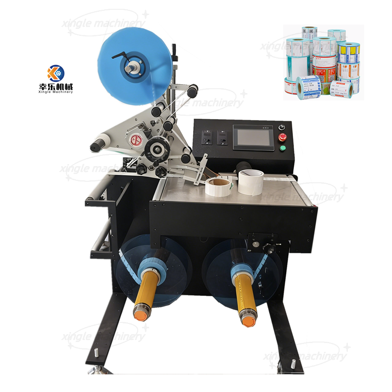 Automatische Hochgeschwindigkeits-Rolle-zu-Rolle-Etikettiermaschine für selbstklebende Etiketten