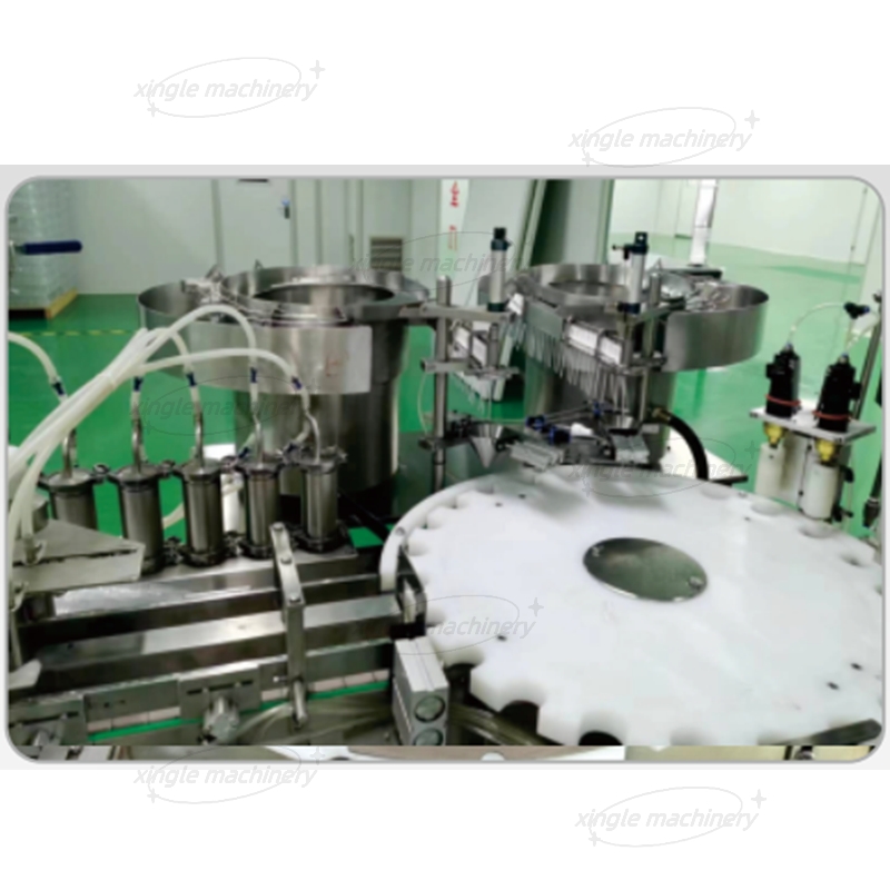 Rotierende automatische 5-250-ml-Fläschchen-Sprühflaschen-Füll- und Verschließmaschine