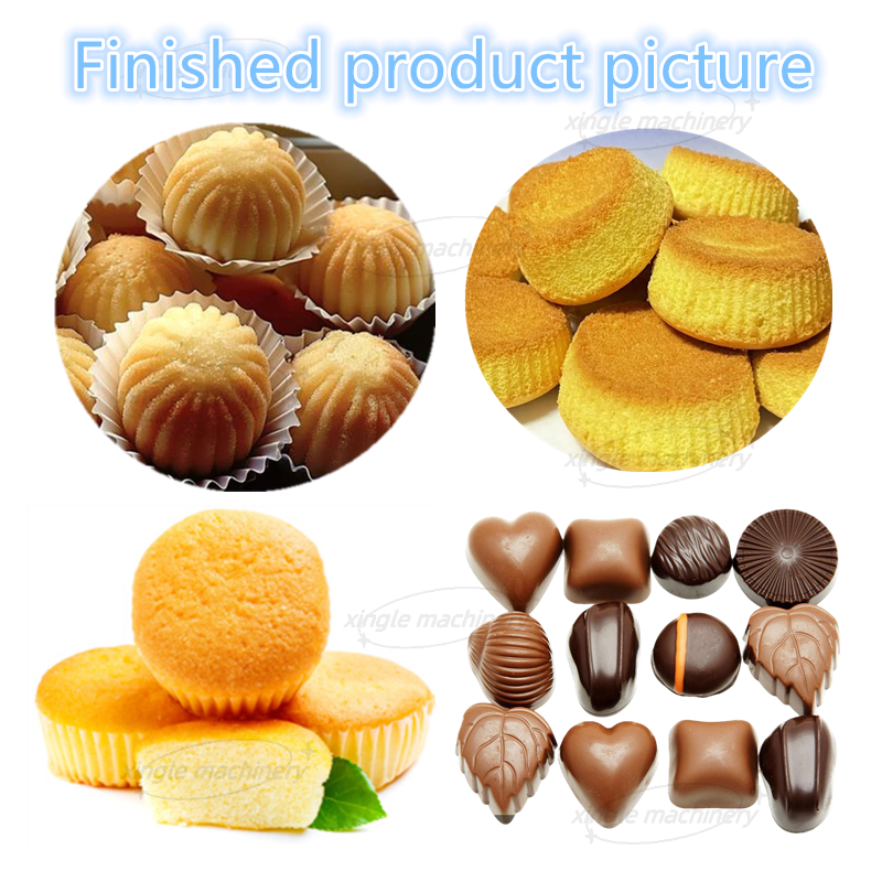 Kleine automatische Tischfüllmaschine für Schokoladen-Cupcakes