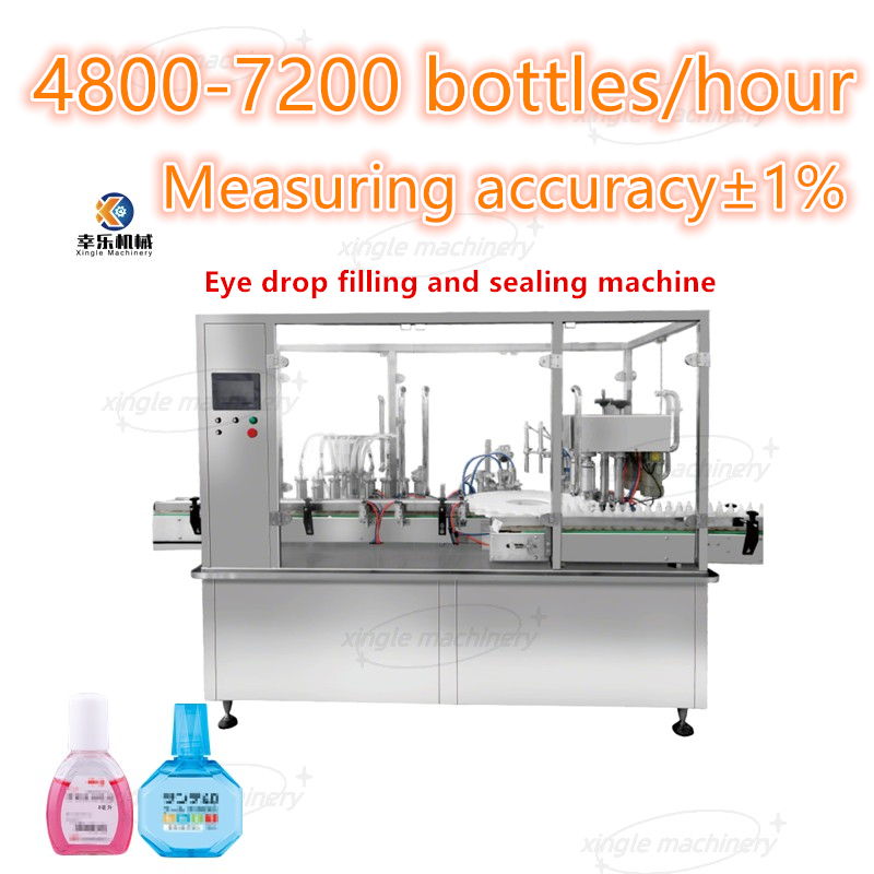 Automatische Augentropfen-Abfüll- und Verschließmaschine für 2-30-ml-Fläschchen