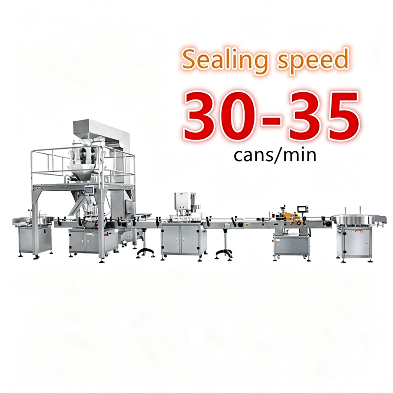Automatische Abfülllinie für Nüsse, Lebensmittelgranulate