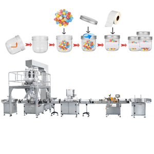 Automatische Abfülllinie für Nüsse, Lebensmittelgranulate
