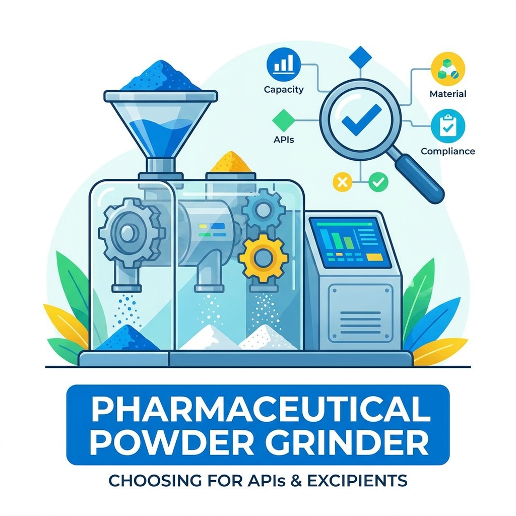 So wählen Sie eine pharmazeutische Pulvermühle für Wirkstoffe und Hilfsstoffe aus