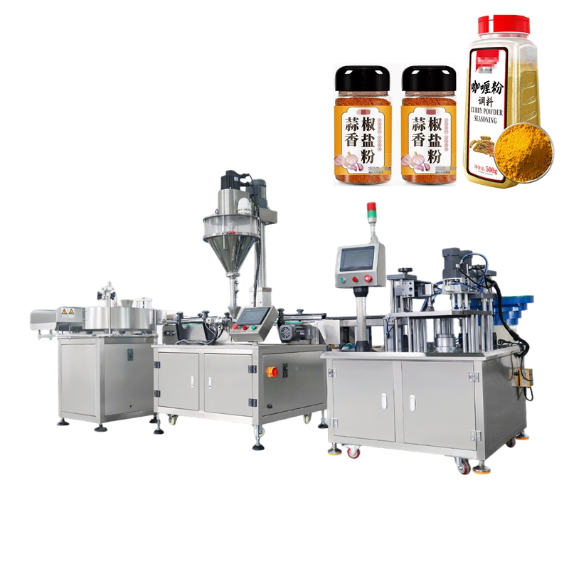 Kundenspezifische Produktionslinie zur automatischen Trockenpulverabfüllung